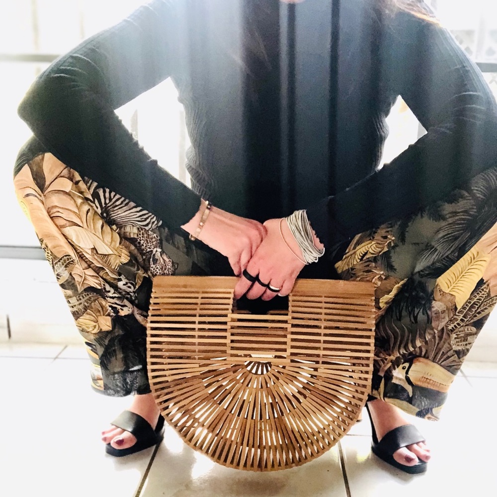 Cult Gaia Ark Small Bamboo Clutch - Picture 7 of 9